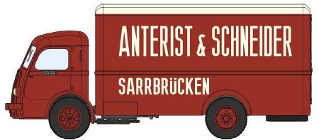 REE CB-051, camion PANHARD MOVIC Fourgon "Anterist & Schneider - Saarbrücken"