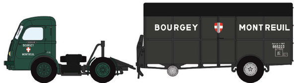 REE CB-037, camion PANHARD MOVIC "BOURGEY MONTREUIL" avec remorque